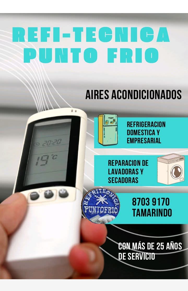 Portada de Refritecnica Punto Frío Guanacaste