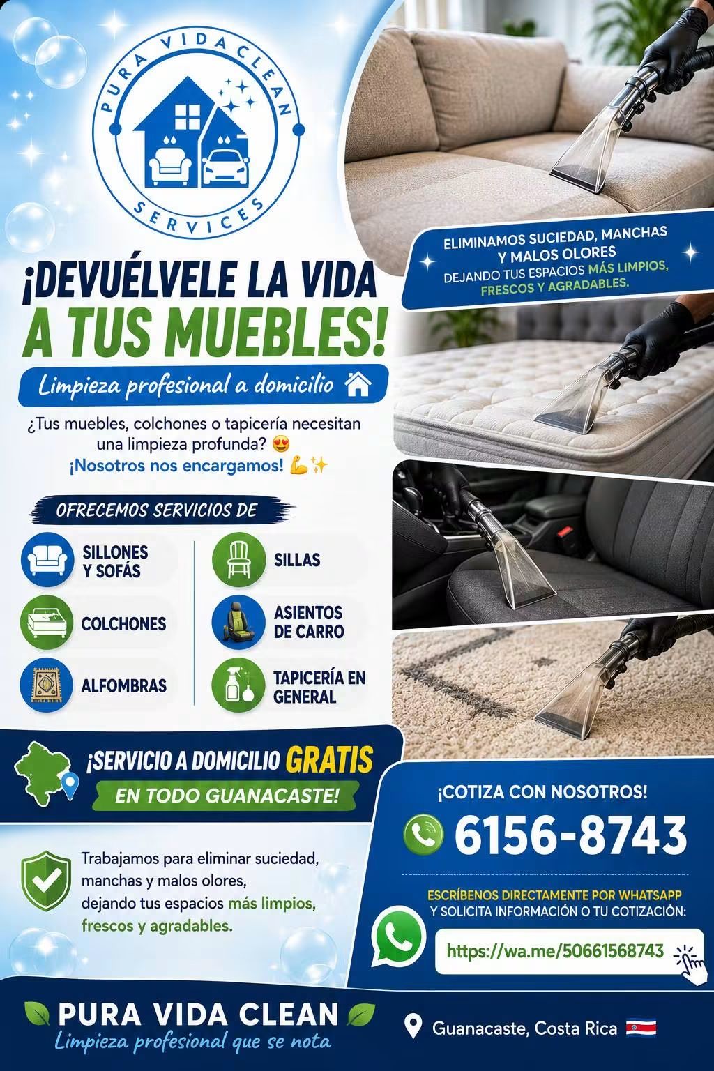 Portada de PuraVida Clean Services