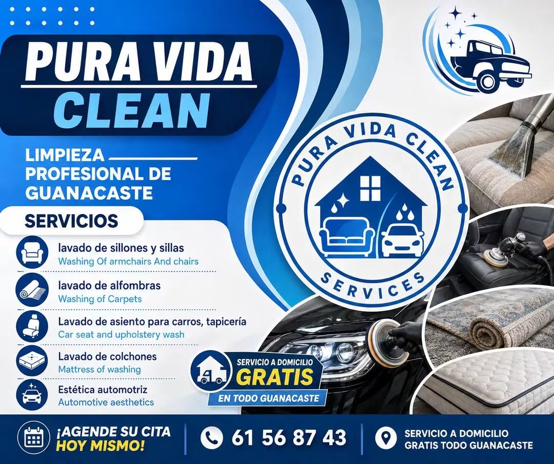 Logo de PuraVida Clean Services